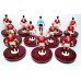 Subbuteo Andrew Table Soccer Larisa 1988 Greek Champions on Classic Hasbro bases